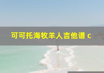 可可托海牧羊人吉他谱 c